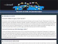 Tablet Screenshot of generateurcodepsn.fr